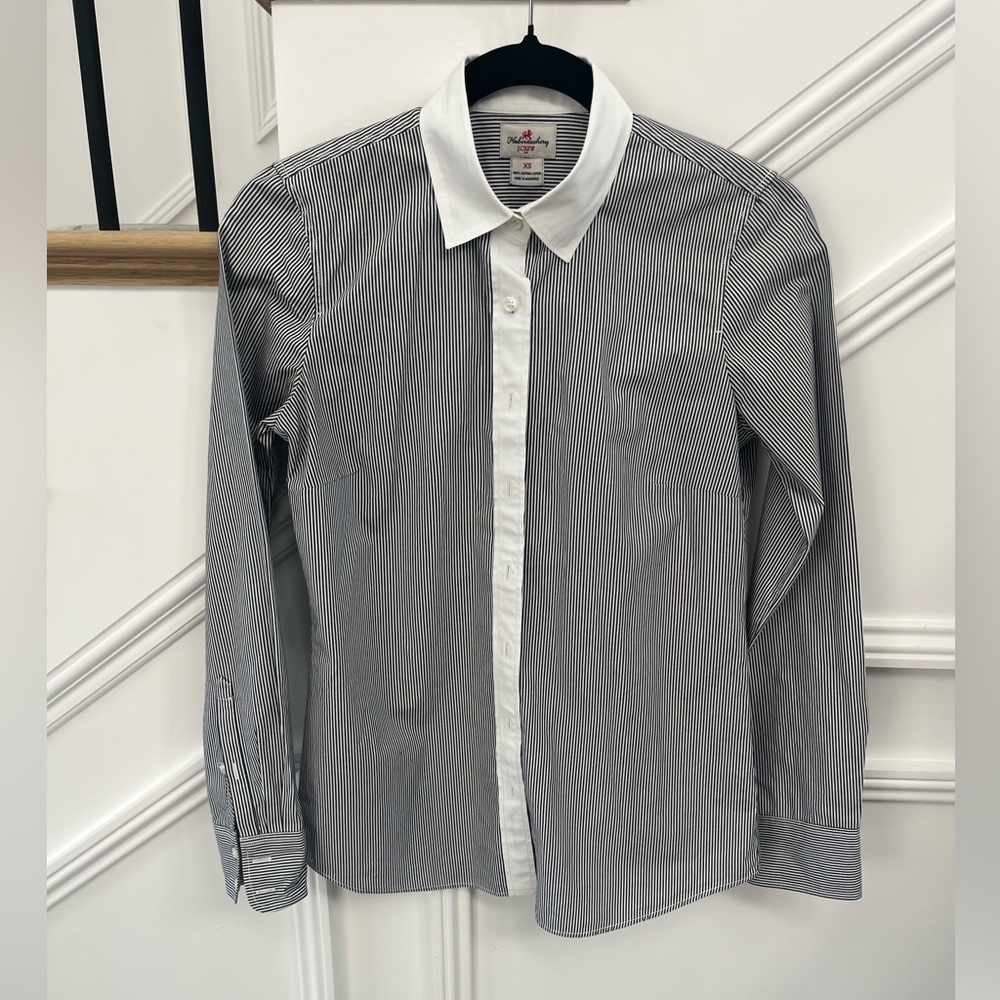J. Crew Black and White Dress Shirt
